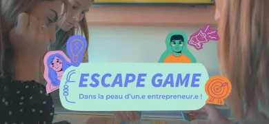 Vos étudiants deviennent des apprentis entrepreneurs avec notre Escape Game. Objectifs : Jeu immersif et ludique pour découvrir les 8 étapes de la création d’entreprise, avec de nombreuses énigmes. Que ce soit pour une session découverte, ou pour une introduction à un module entrepreneuriat, ce jeu vous permettra de sensibiliser vos étudiant.es à l’entrepreneuriat de manière fun. Résumé du jeu : en groupe de 4 à 6 personnes, les apprentis entrepreneur.es implantent leur projet à Smart City, en passant par les 8 étapes de la création d’entreprise (trouver une idée, réaliser une étude de marché, réfléchir à la structure juridique, aux financements…) par le pépite PDL Nantes