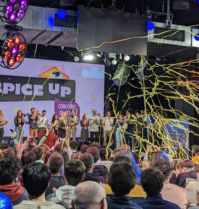 Spice Up scène confettis