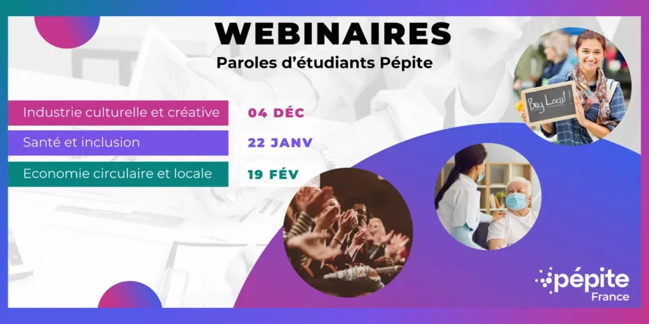 Webinaires Paroles etudiants Pepite 2024 -25