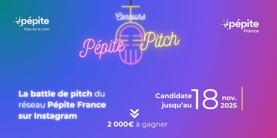 PepitePitch 2025 pepite pays de la loire, concours instagram