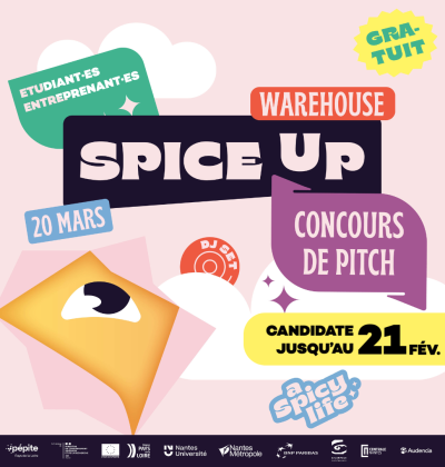 Spice Up 2025 concours de pitch étudiant Nantes