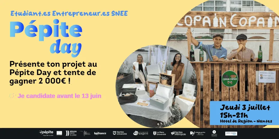 Presente ton projet au Pépite day