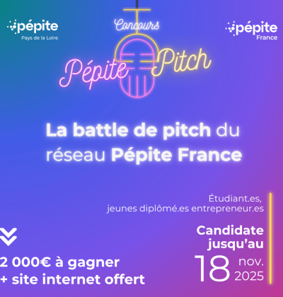 Pepite Pitch lancement 2025 pepite pays de la loire