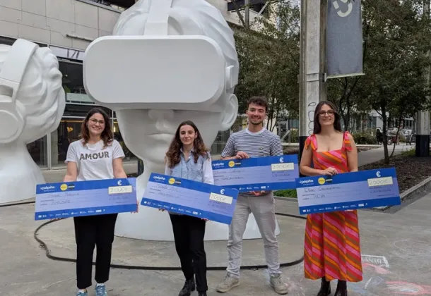 laureats prix pepite pays de la loire 2025 tiphaine morillon simplante, michele atie archimmersion, thomas salvignol monelectrobox, elise croguennoc heya