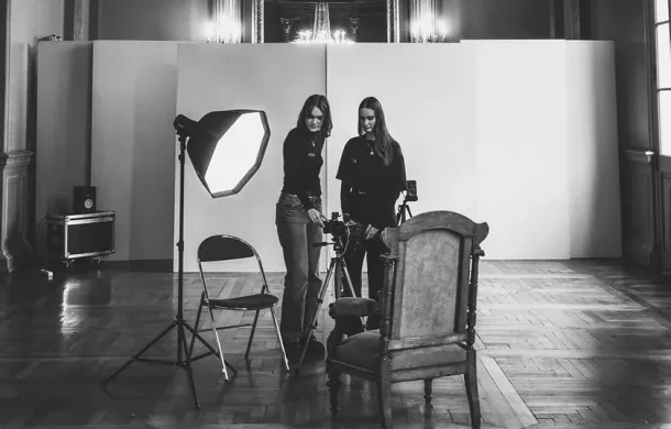 Emma et Charlotte du projet 203 film, vidéaste à Angers