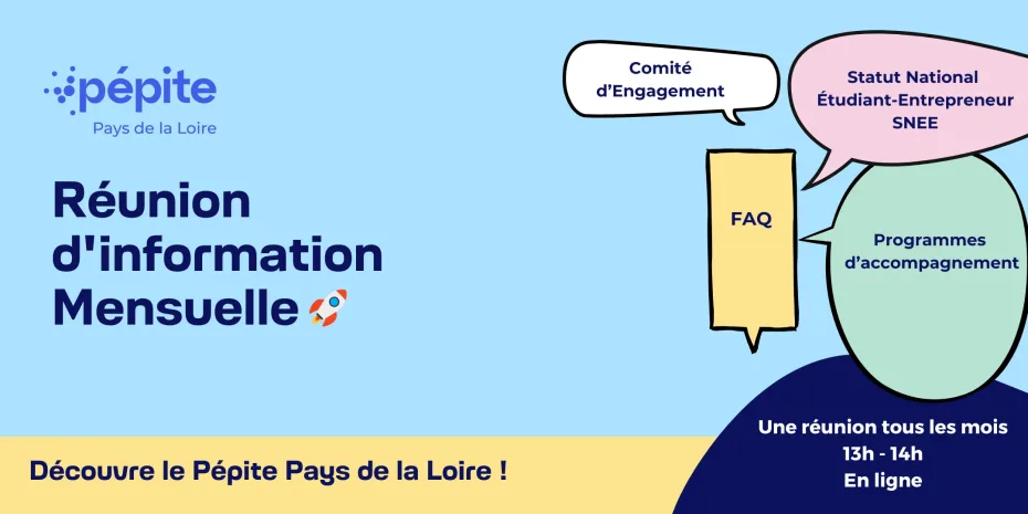 Reunion d info mensuelle pepite