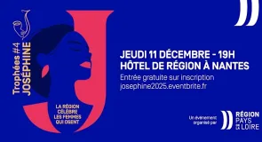 Trophée josephine 2025 région pays de la loire, femme entrepreneure inspirante