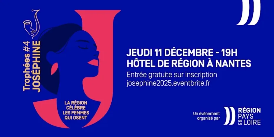 Trophée josephine 2025 région pays de la loire, femme entrepreneure inspirante
