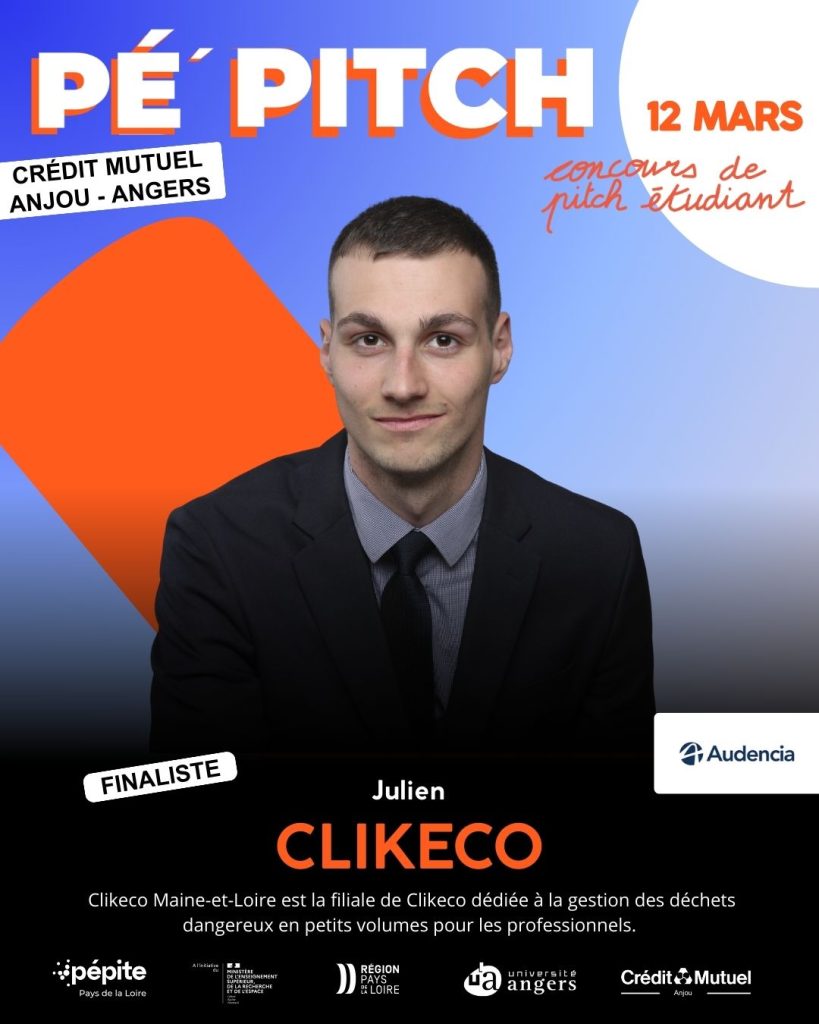 CLIKECO -  Julien Stindel-Audencia-CONCOURS DE PITCH ANGERS PEPITCH