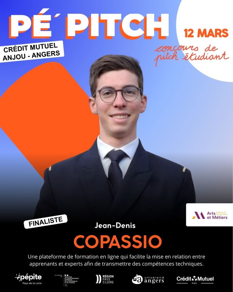 Copassio -Jean-Denis de Robillard-Arts et Métiers-CONCOURS DE PITCH ANGERS PEPITCH