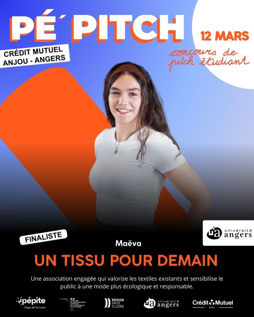 Un Tissu Pour Demain - Maëva Guerin-Ouvrard- Université d'angers - CONCOURS DE PITCH ANGERS PEPITCH