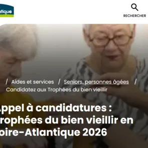 trophées du bien vieillir en Loire Atlantique 2026