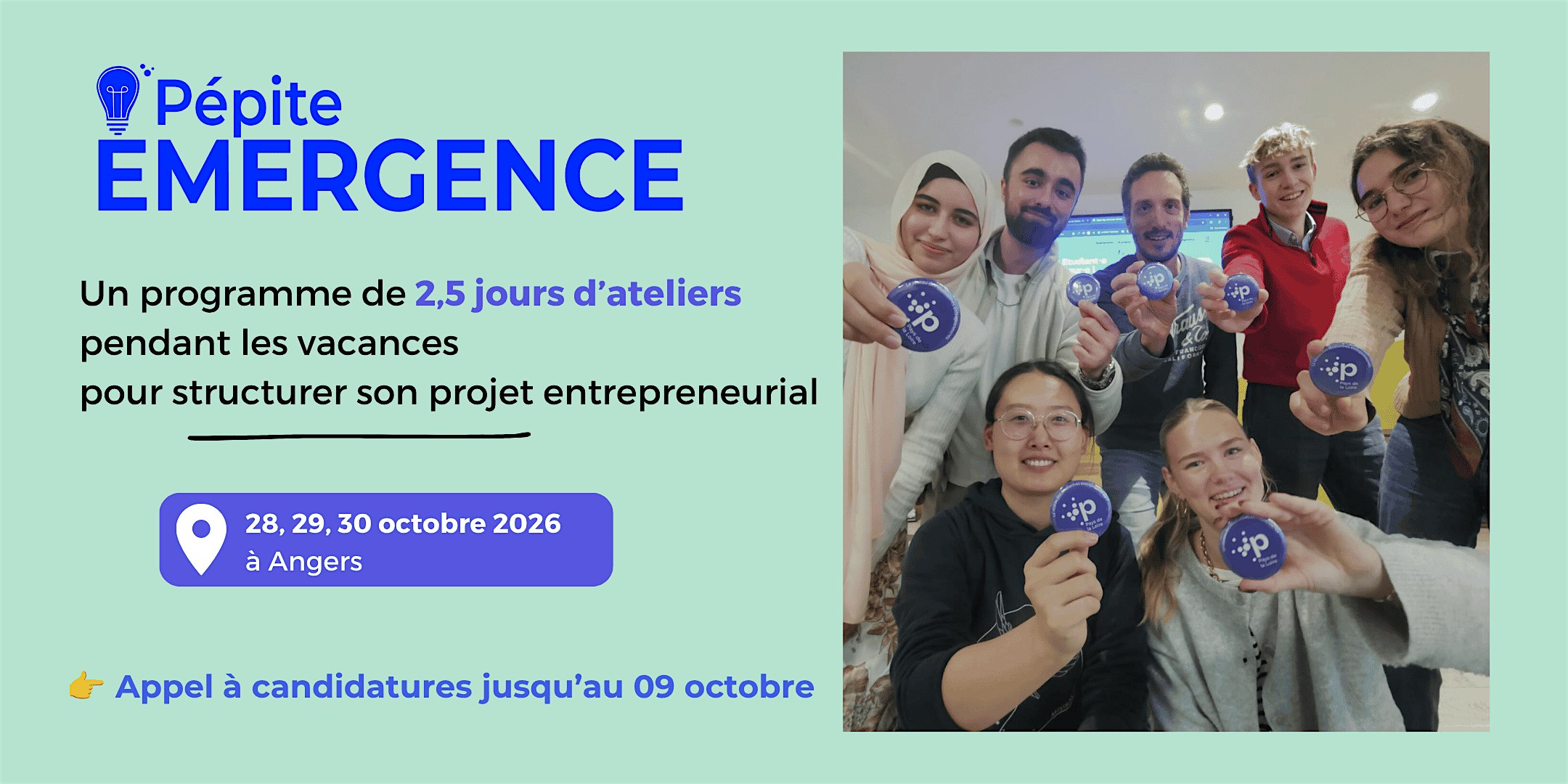 [Angers] Workshop Emergence les 28,29 & 30 octobre 2026